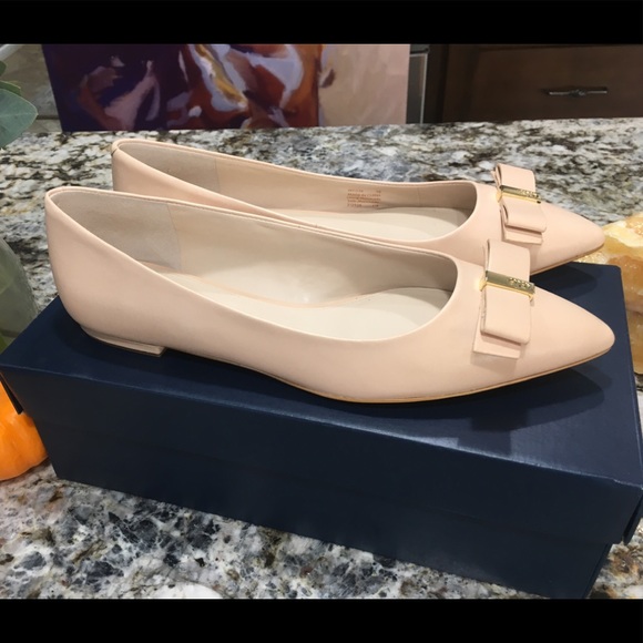 cole haan elsie bow skimmer ballet flat